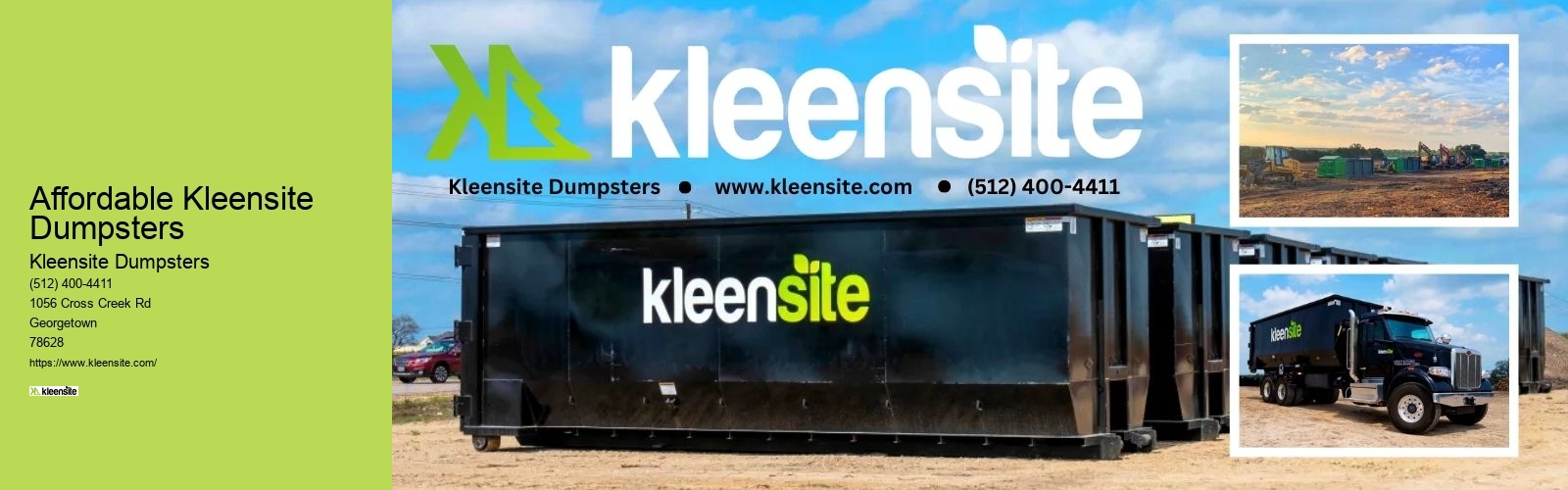 Affordable Kleensite Dumpsters