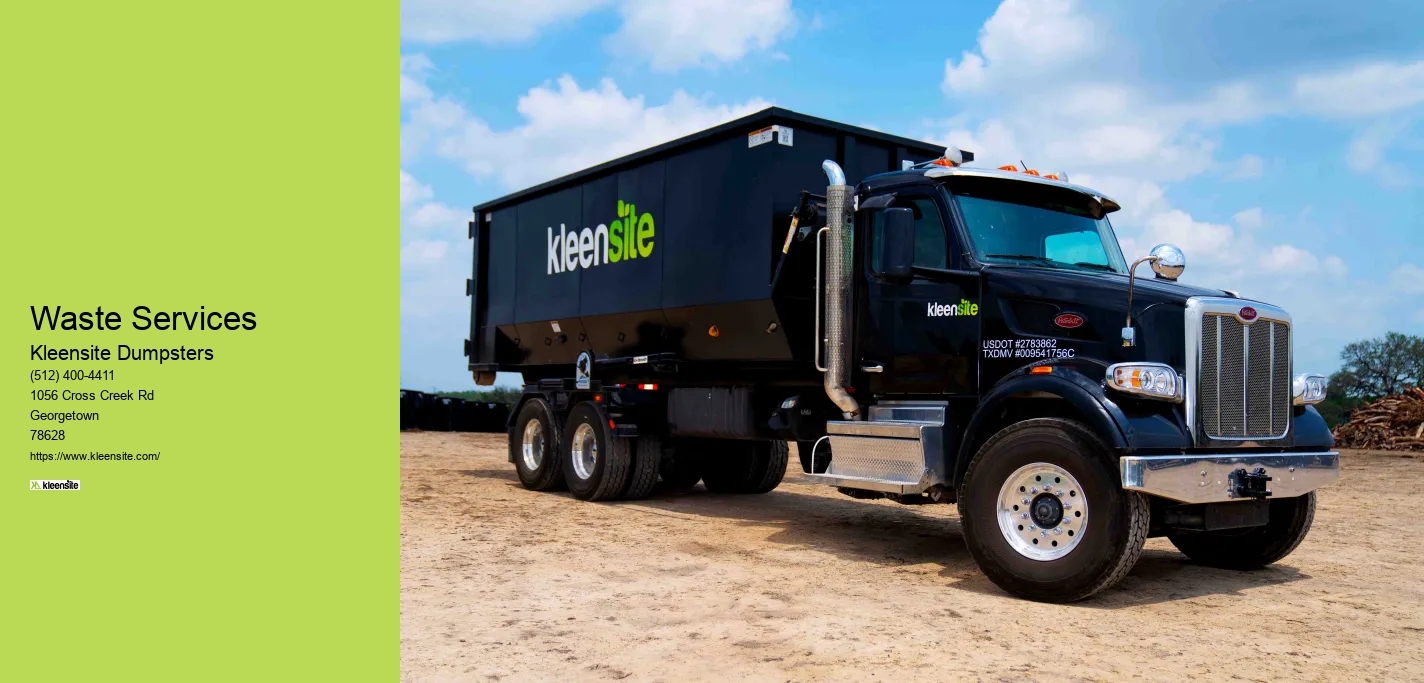 Affordable Kleensite Dumpsters